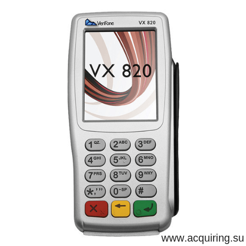 Банковский платежный терминал - пин пад Verifone VX820 под проект Прими Карту в Элисте