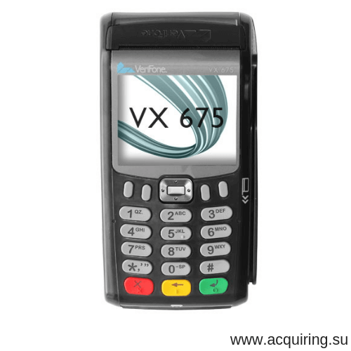 POS-терминал Verifone VX675 (GPRS - SIM карта), комплект Прими Карту в Элисте